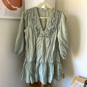 Zara Peasant Sleeve Dress